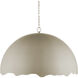 Tamago 1 Light 35.25 inch Smoky Olive/Contemporary Gold Pendant Ceiling Light, Hiroshi Koshitaka Collection