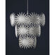 Bismarkia 13 Light 43.5 inch Gesso White Chandelier Ceiling Light, Large, Marjorie Skouras Collection