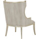 Garson Silver and Fresh File Linen Chair