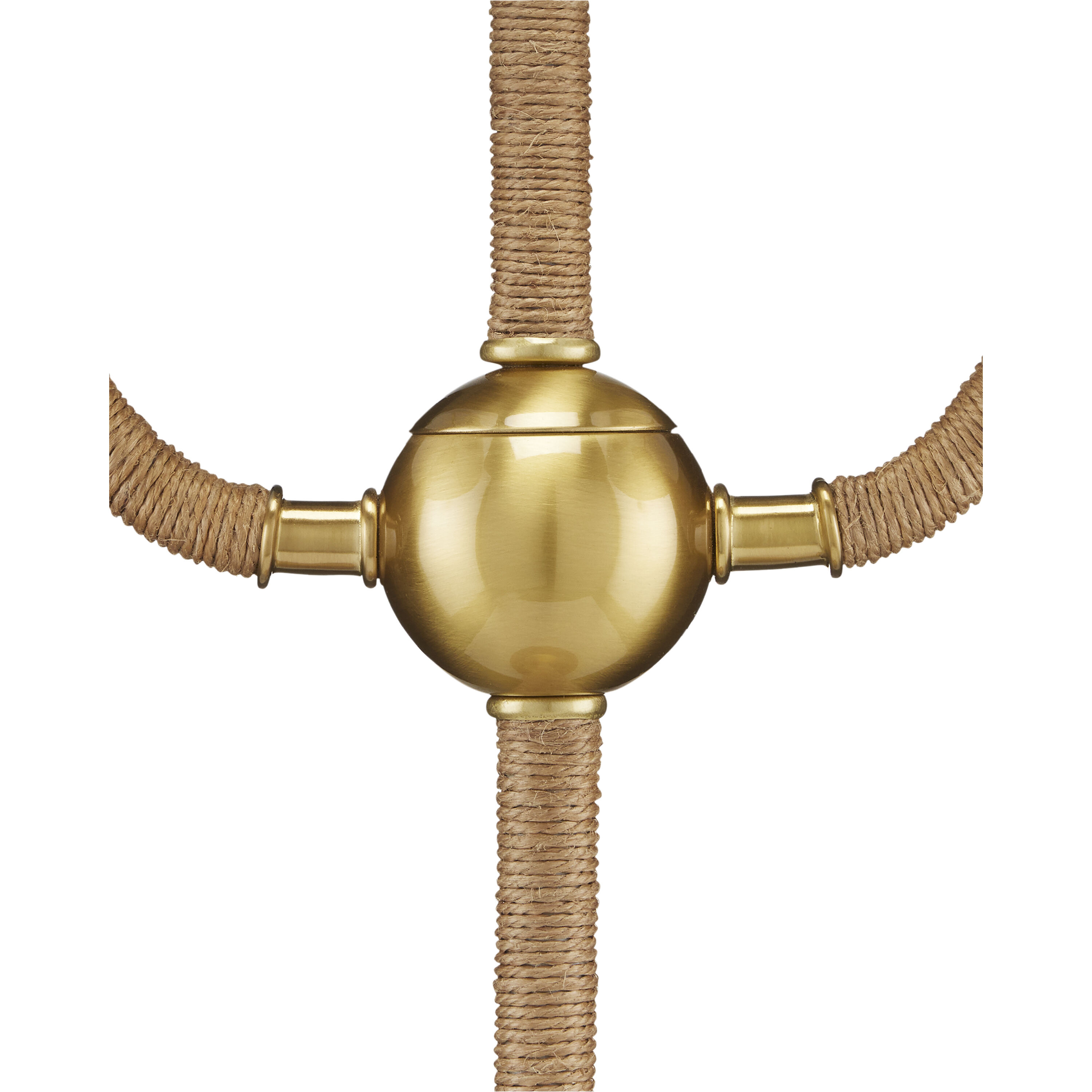 Sirocco 22.25 inch 40 watt Natural and Antique Brass Desk Lamp Portable Light