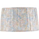 Wildflower Pastel Blue/Pastel Pink/Ivory Tapered Lamp Shade