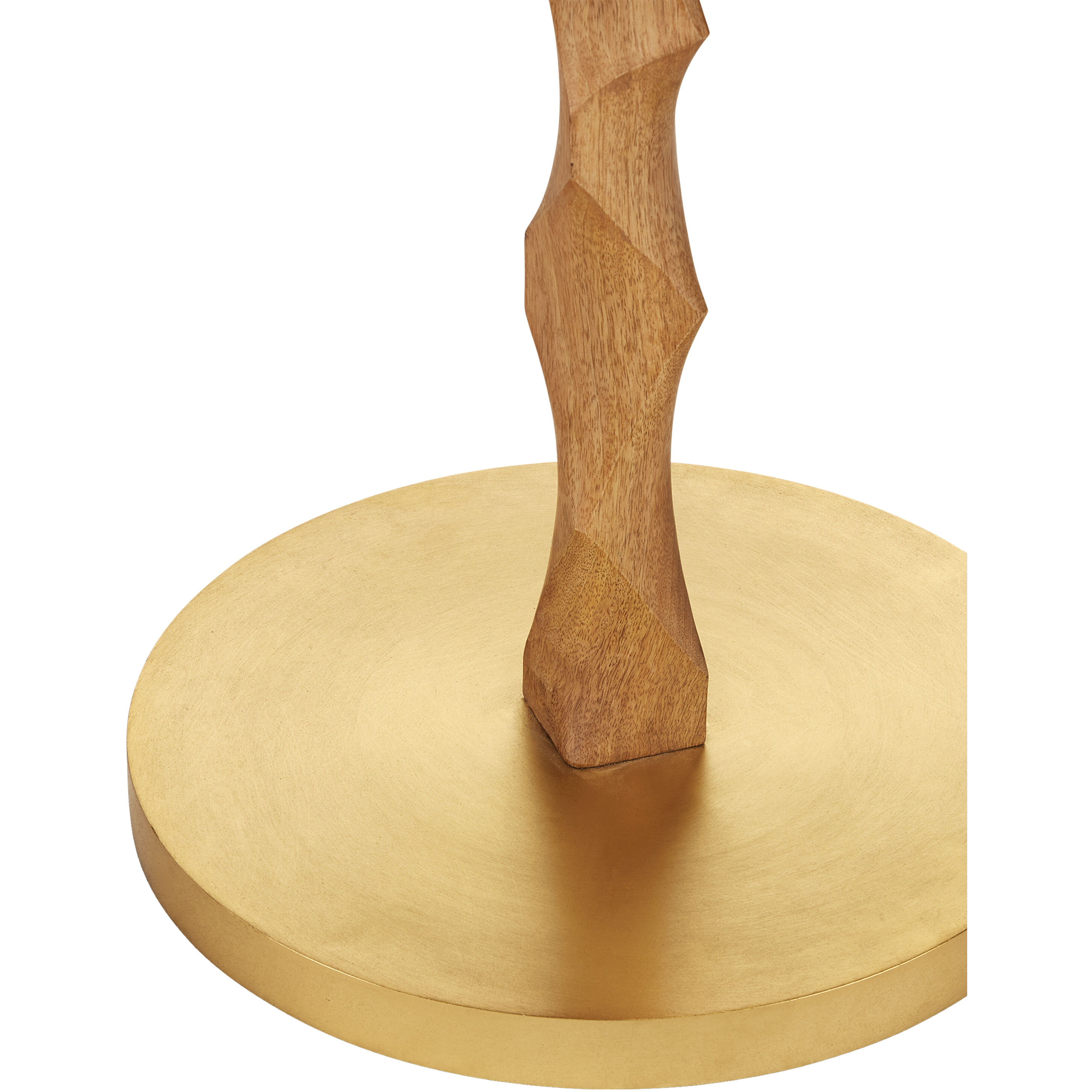 Sunbird 64 inch 150 watt Natural and Brass Floor Lamp Portable Light