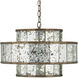 Fantine 4 Light 18 inch Pyrite Bronze/Raj Mirror Chandelier Ceiling Light, Small