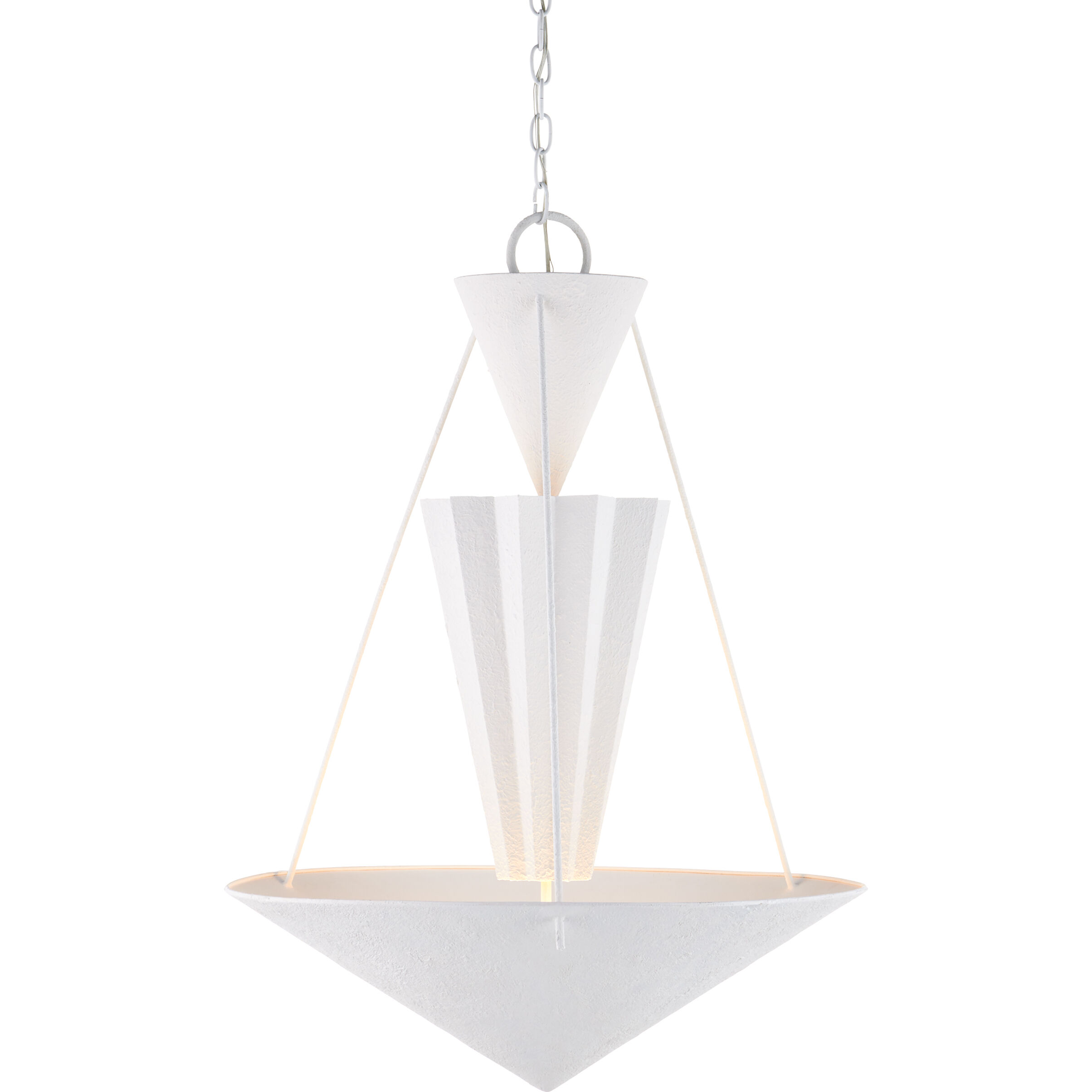 Empyrean 1 Light 24 inch Yeso Blanco Chandelier Ceiling Light