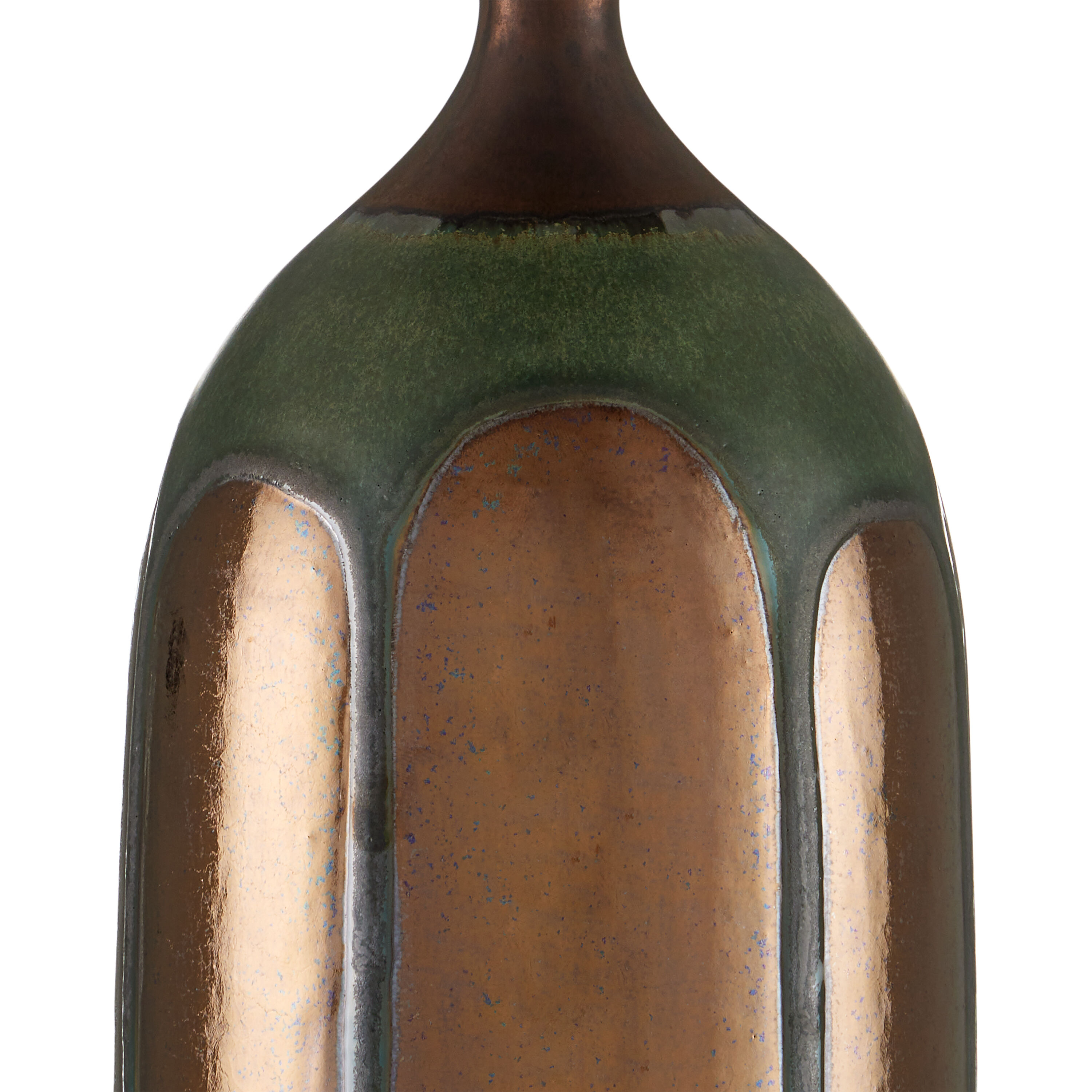 Cuprum 26 inch 150 watt Dark Green/Copper Table Lamp Portable Light