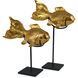 Goldfish 11 X 4.5 inch Sculptures, Set of 2