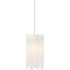 Escenia 1 Light 5.5 inch Natural/Painted Silver Multi-Drop Pendant Ceiling Light