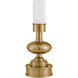 Galavant 12 inch 2.8 watt Brass Cordless Table Lamp Portable Light