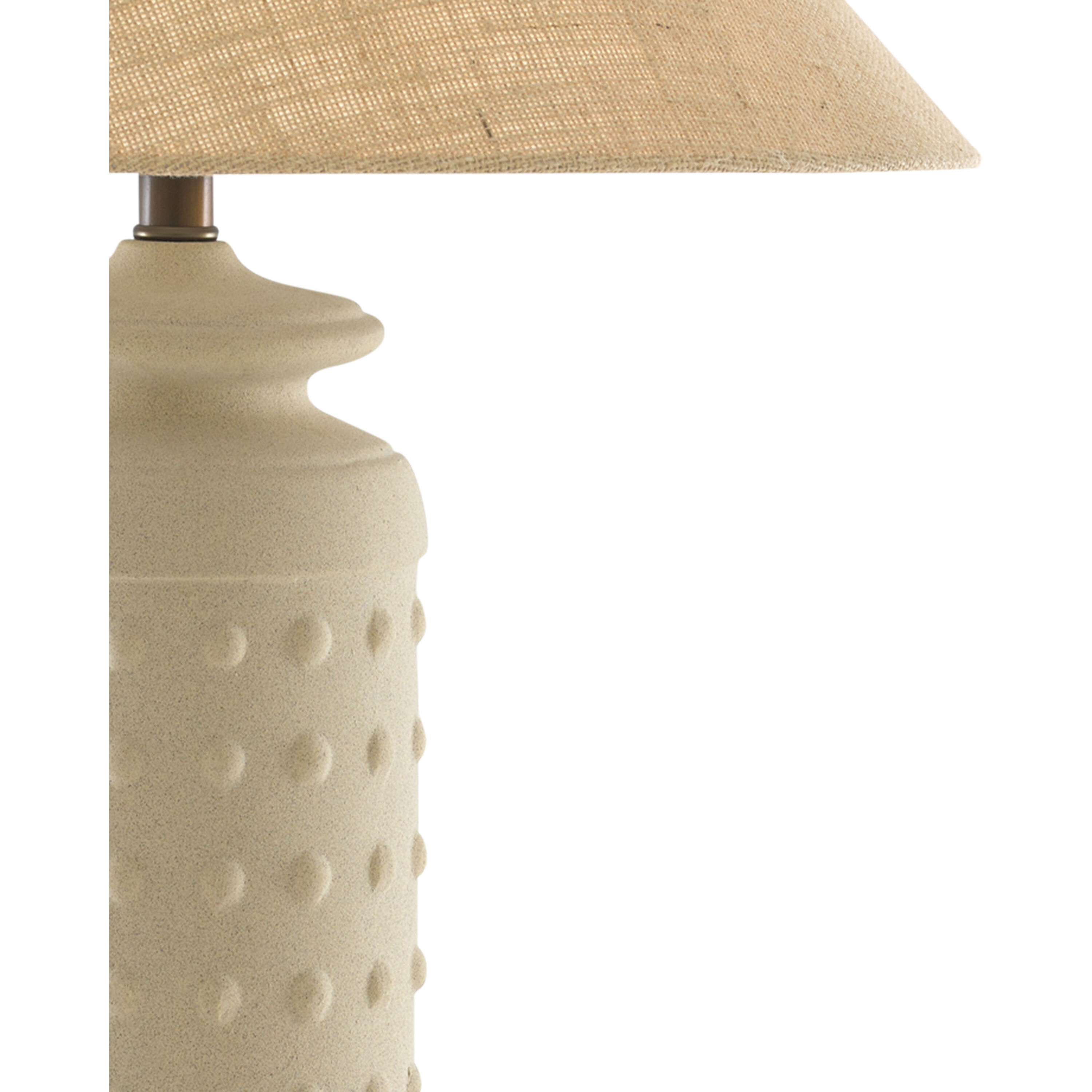 Sonoran 28 inch 150 watt Sand/Brass Table Lamp Portable Light