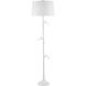 Piaf 69.5 inch 150 watt Gesso White Floor Lamp Portable Light