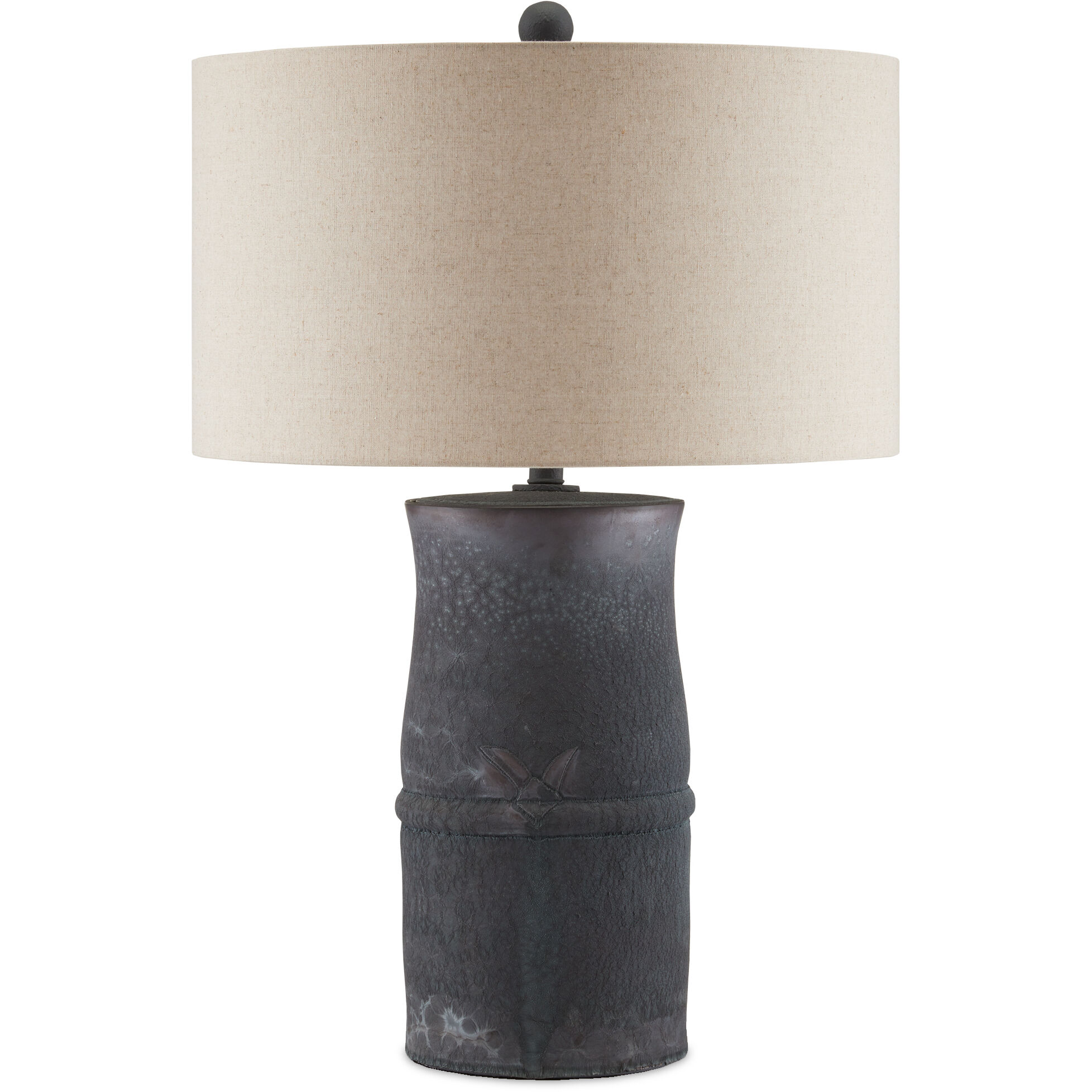Croft 30 inch Satin Dark Gray Table Lamp Portable Light