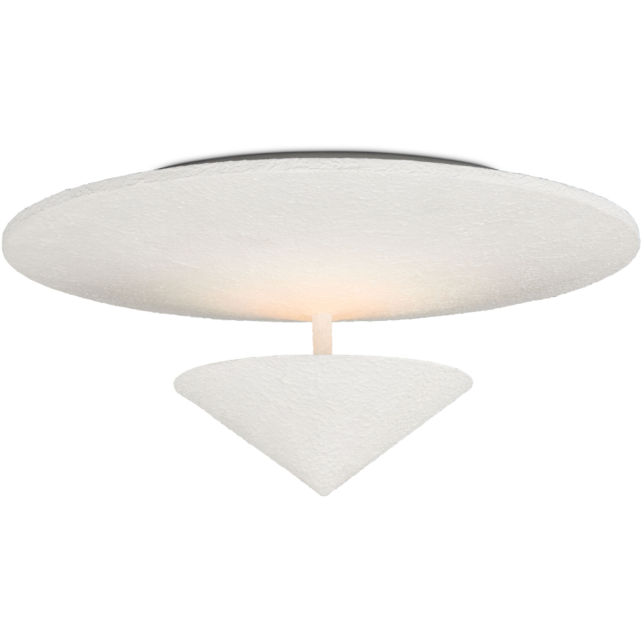 Empyrean 1 Light 18 inch Yeso Blanco Flush Mount Ceiling Light