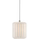 Dove 1 Light 5.5 inch Painted Silver/White Multi-Drop Pendant Ceiling Light