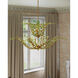 Babylon 11 Light 47 inch Green/Contemporary Gold Leaf/Contemporary Gold Two-Tier Chandelier Ceiling Light