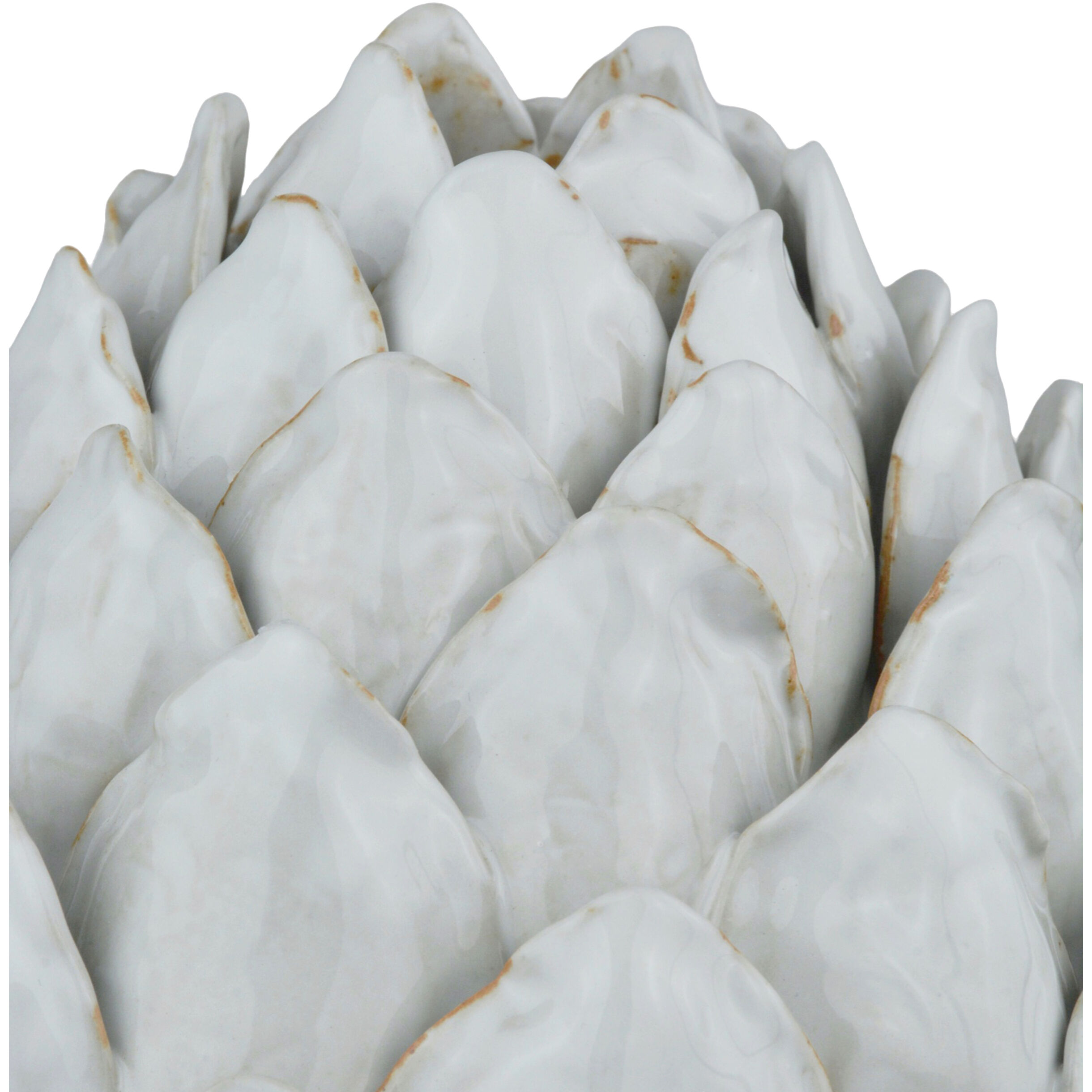 Ivory Artichoke 15.75 X 10 inch Sculpture