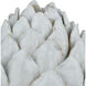 Ivory Artichoke 15.75 X 10 inch Sculpture