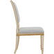 Ines Ivory and Antique Gold Chair