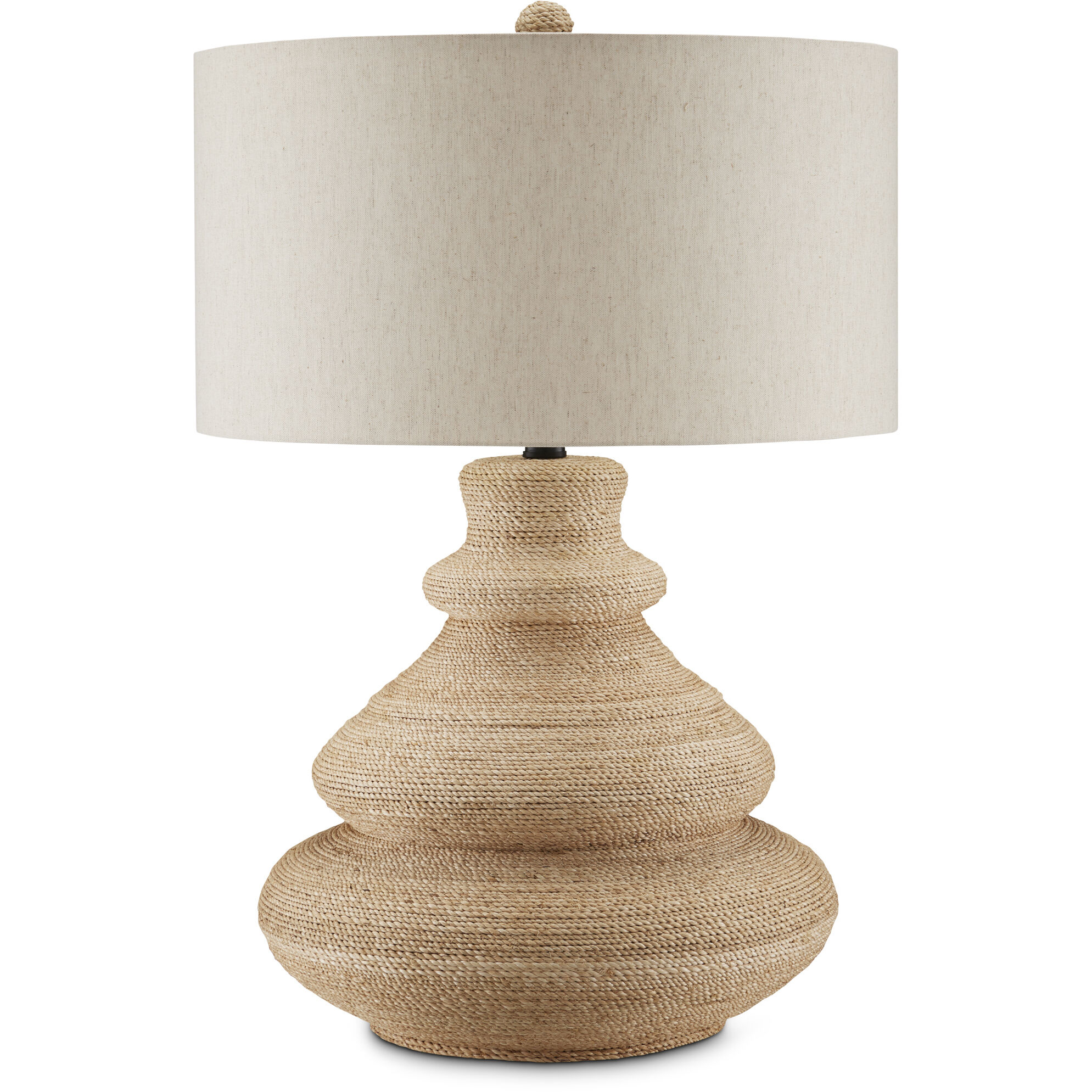 Jaru 33 inch 150 watt Natural Table Lamp Portable Light