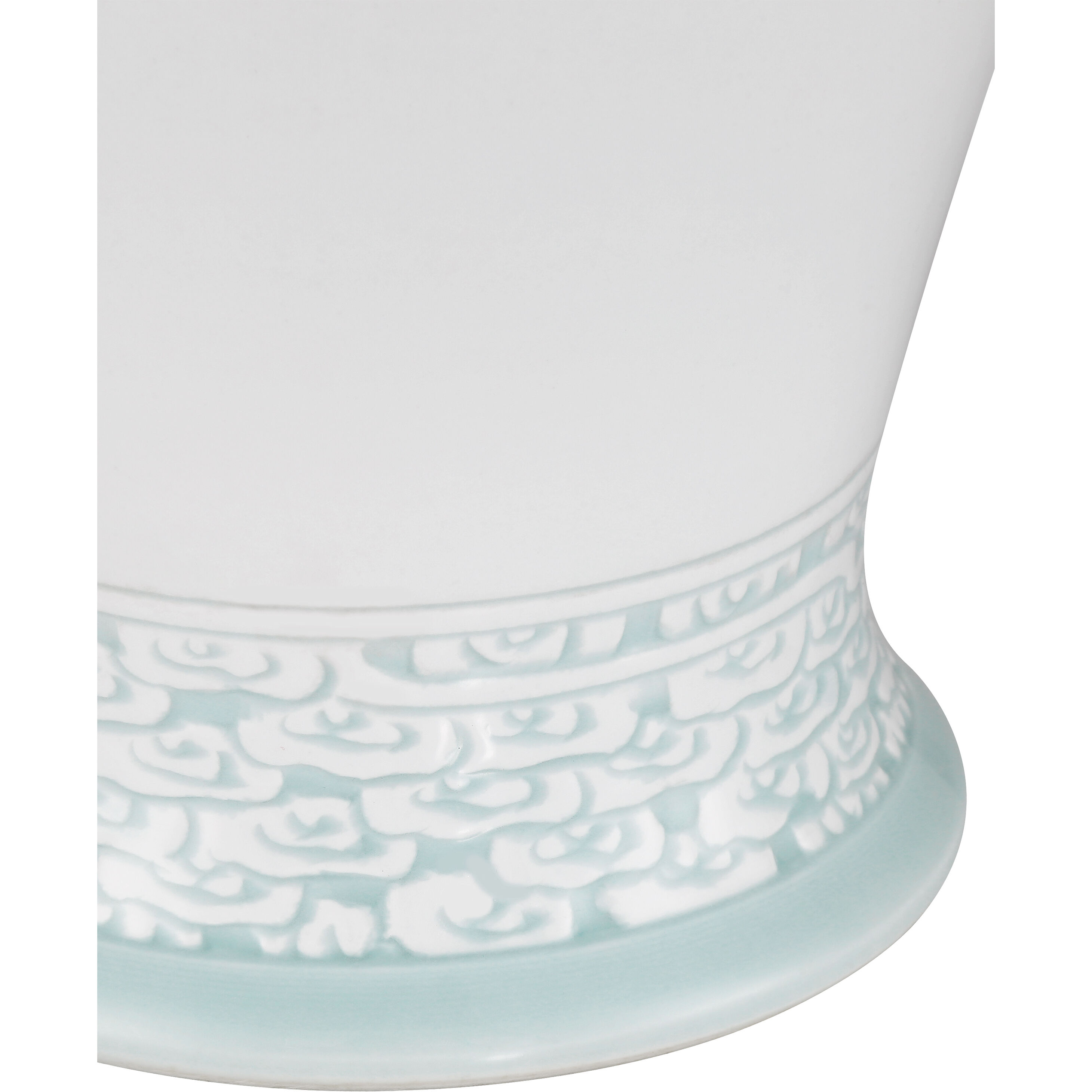 Ketty 31.25 inch 150.00 watt White/Light Blue Table Lamp Portable Light