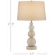 Niobe 27.5 inch 150 watt Natural Table Lamp Portable Light