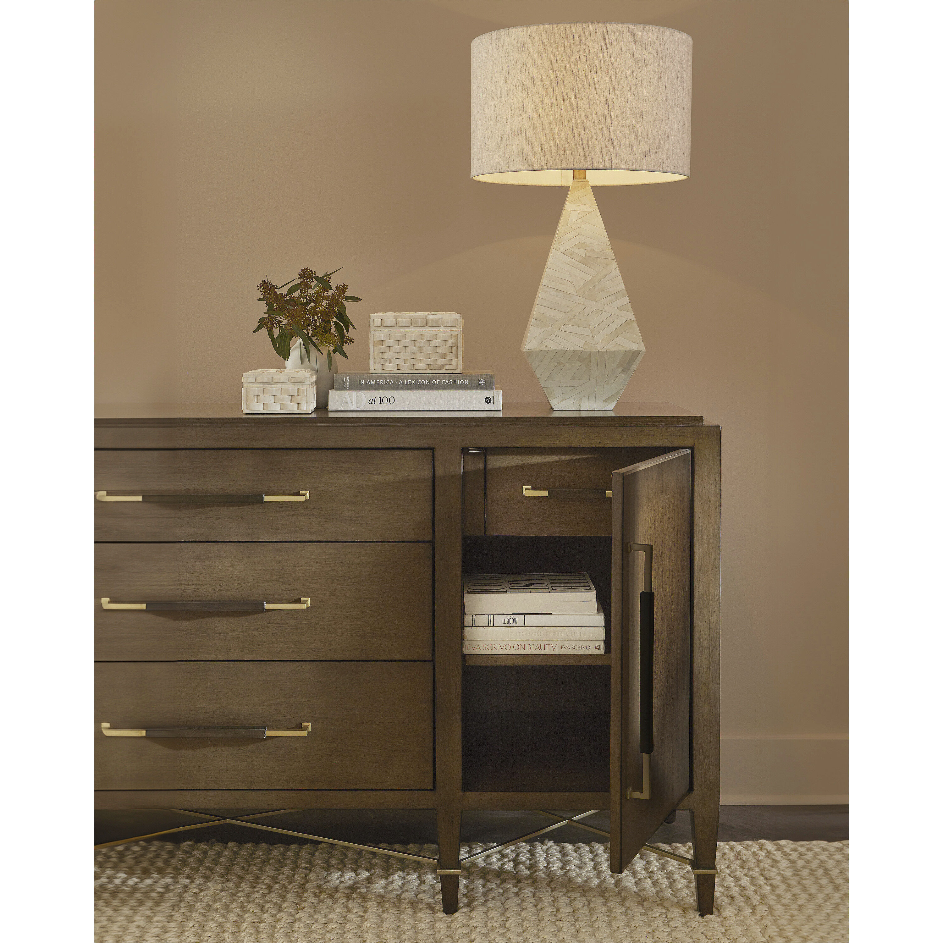 Elysium 29 inch 150 watt Natural Table Lamp Portable Light