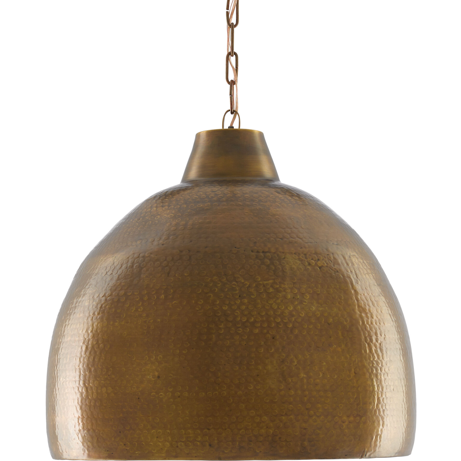 Earthshine 1 Light 22 inch Vintage Brass Pendant Ceiling Light, Large