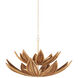 Cubana 8 Light 40.25 inch Natural/Coco Cream Two-Tier Chandelier Ceiling Light
