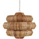 Antibes 9 Light 30 inch Khaki/Natural Chandelier Ceiling Light