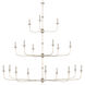 Nottaway 18 Light 60 inch Champagne Chandelier Ceiling Light, Grande