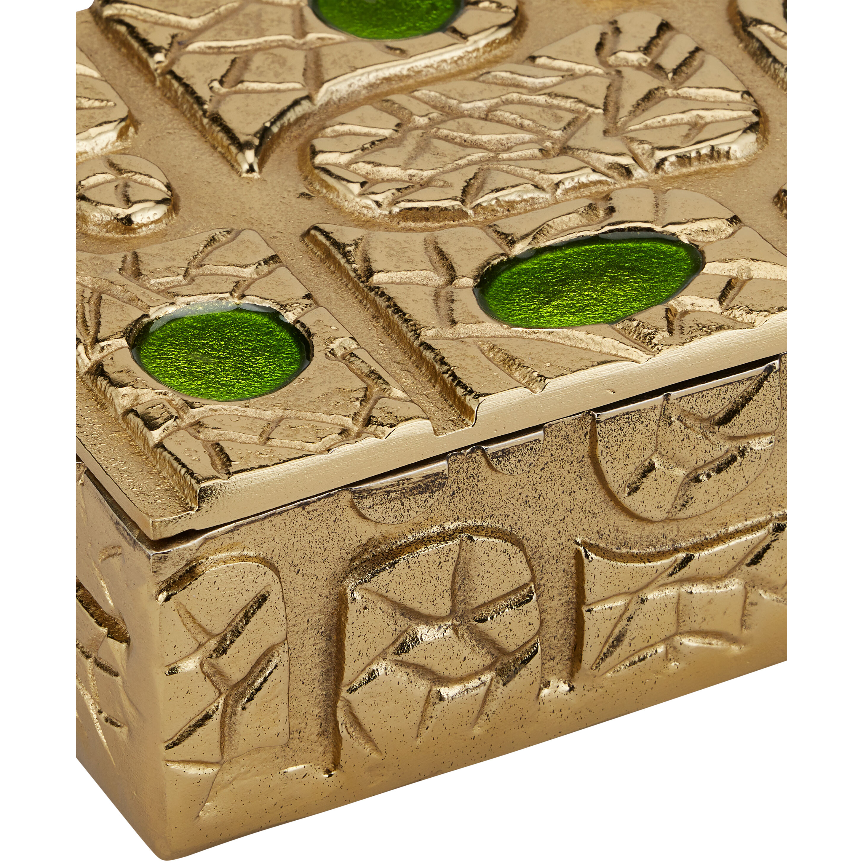 Beau Monde 8.5 inch Gold/Green/Black Box