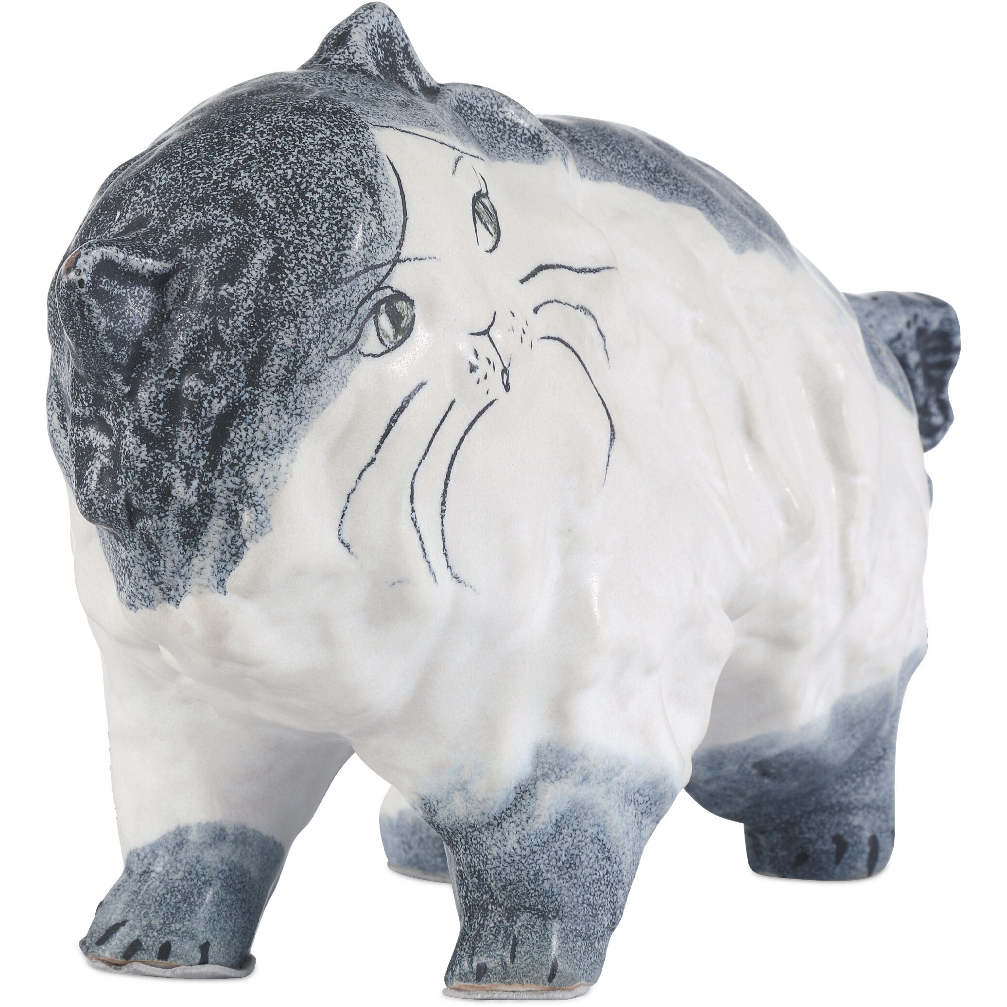 Siamese Cat Grayish Blue/Off-White Object