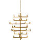 Andre 28 Light 32.5 inch Brass Chandelier Ceiling Light, Medium