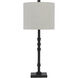 Lohn 29.5 inch 150 watt Mol&eacute; Black Table Lamp Portable Light