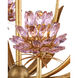 Marilee 8 Light 29.5 inch Pink/Dutch Gold Leaf Chandelier Ceiling Light, Medium