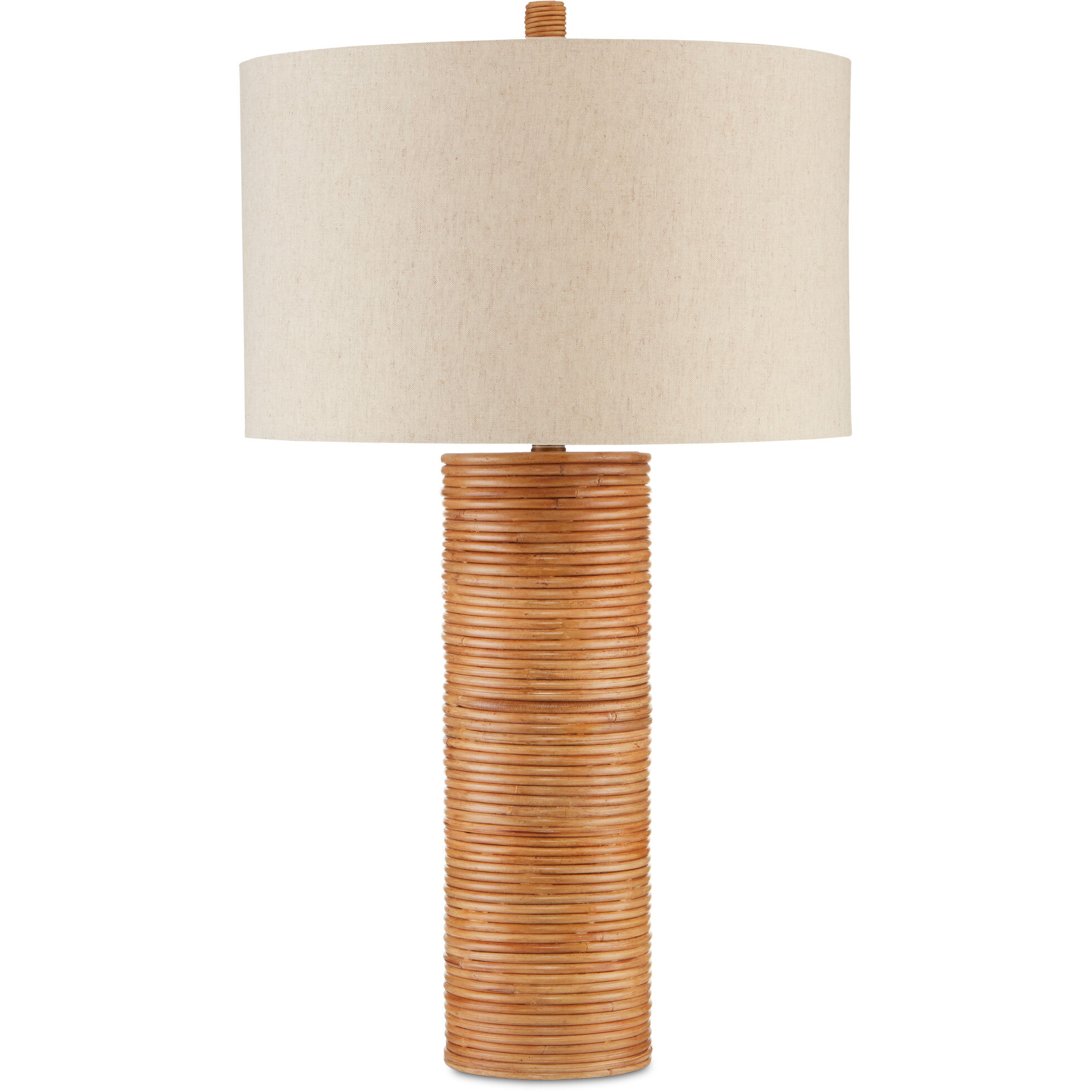 Salome 31.5 inch 150 watt Brass/Natural Rattan Table Lamp Portable Light