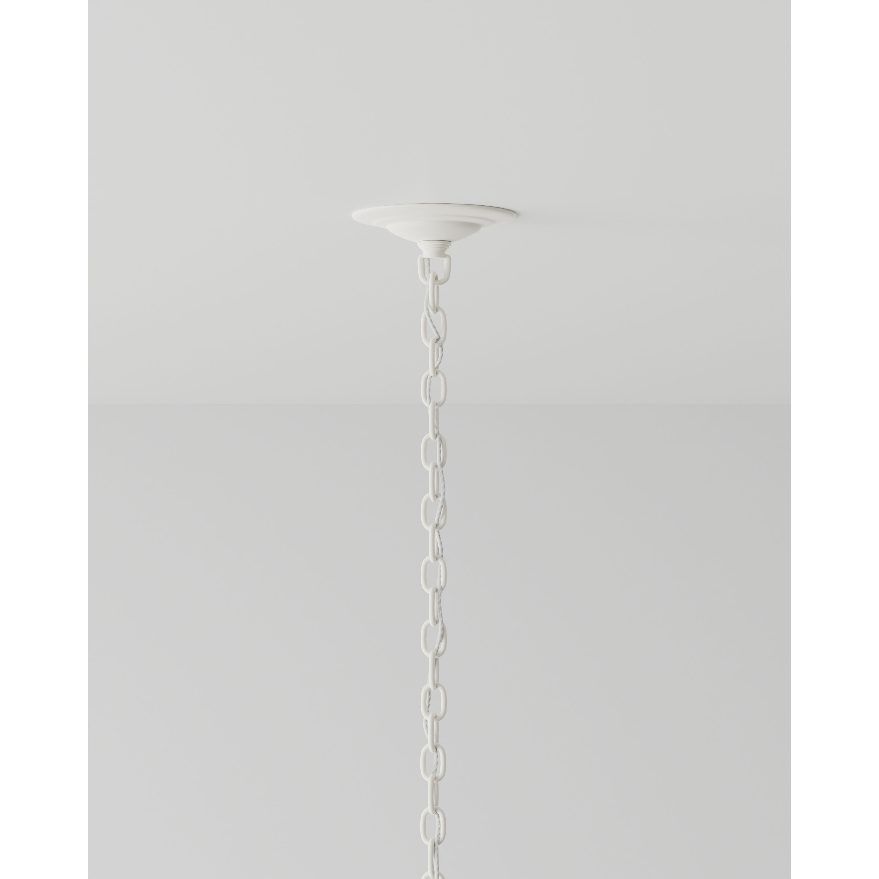 Lapsley 1 Light 34 inch Vanilla/White Orb Chandelier Ceiling Light