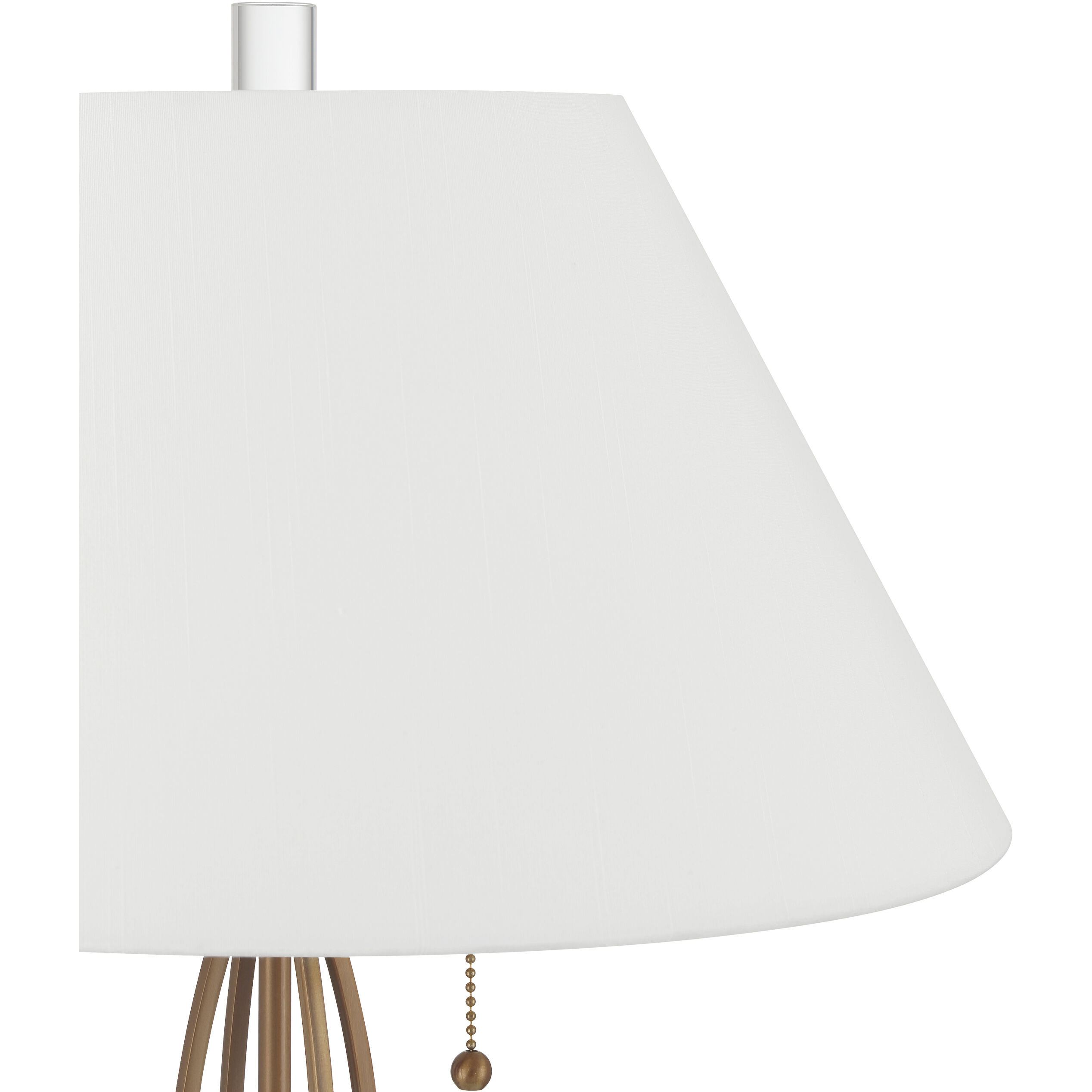 Mizner 28.75 inch 7.00 watt Antique Brass/Clear Table Lamp Portable Light