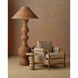 Nirvana 77 inch 60.00 watt Natural Floor Lamp Portable Light, Grande