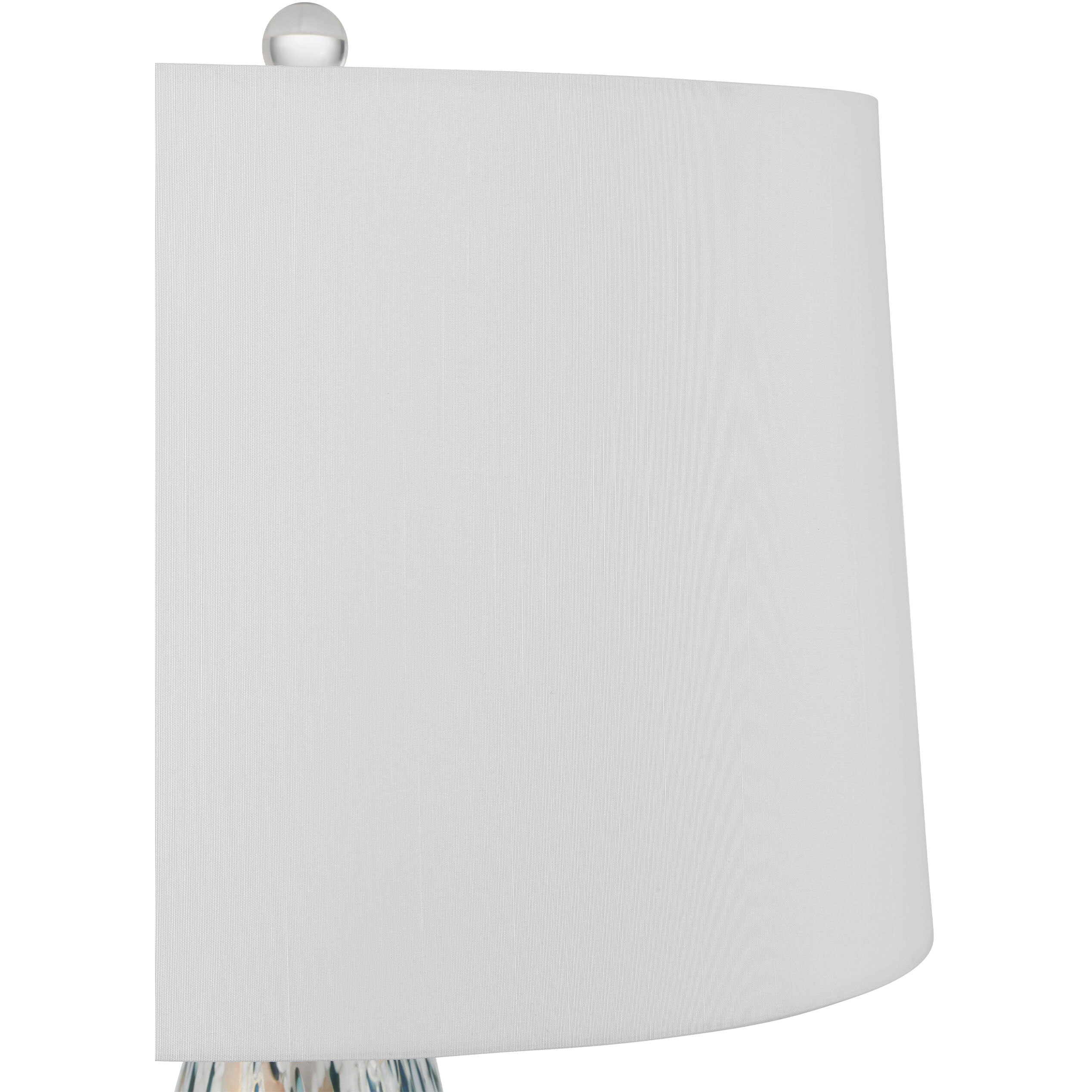 Motte 31.75 inch 150.00 watt White/Green/Pale Pink/Clear Table Lamp Portable Light