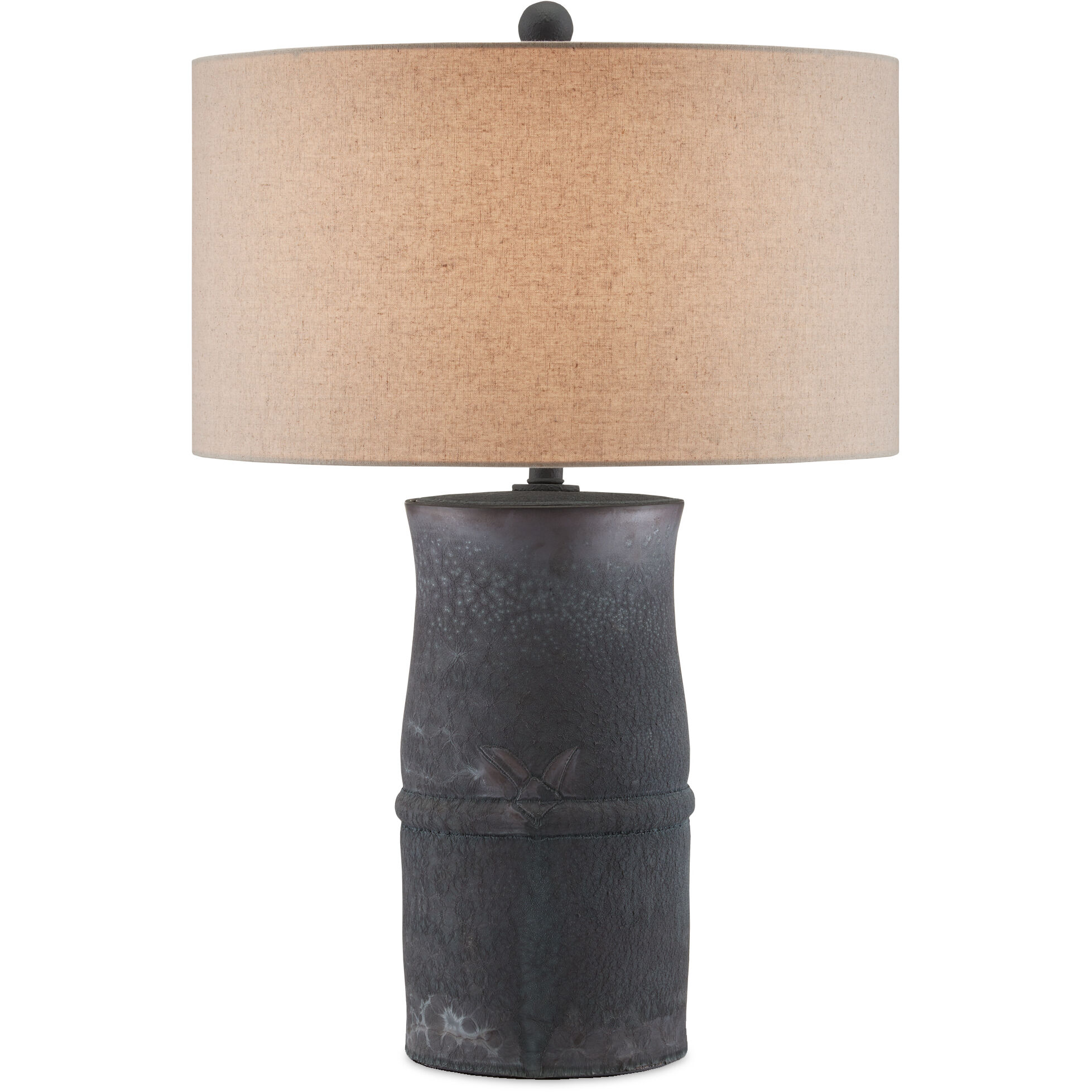 Croft 30 inch Satin Dark Gray Table Lamp Portable Light