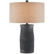 Croft 30 inch Satin Dark Gray Table Lamp Portable Light