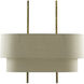 Combermere Linear Chandelier Ceiling Light, Rectangular