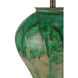 Blarney 31 inch 150.00 watt Green Table Lamp Portable Light