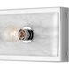 Berdine 5 Light 5 inch Natural/Polished Nickel Bath Bar Wall Light, Large