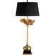 Metamorphosis 32 inch 150 watt Antique Brass Table Lamp Portable Light