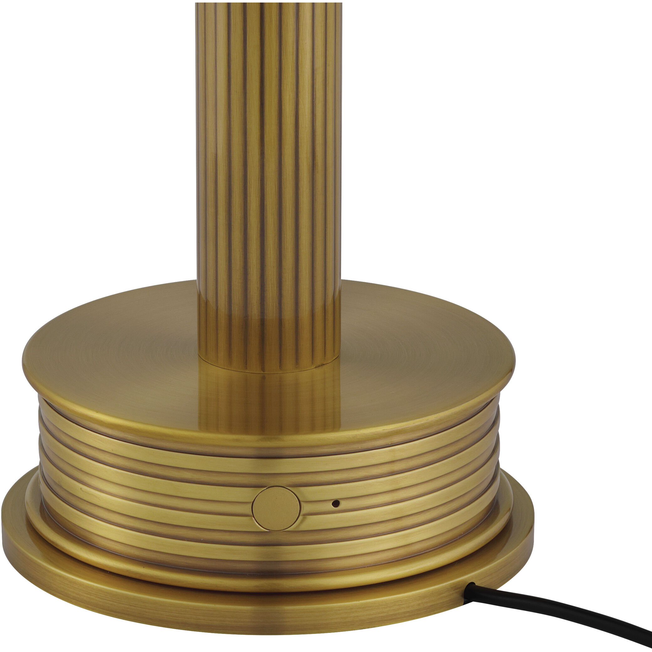 Promenade 10.25 inch 1.5 watt Antique Brass/Milk Cordless Table Lamp Portable Light