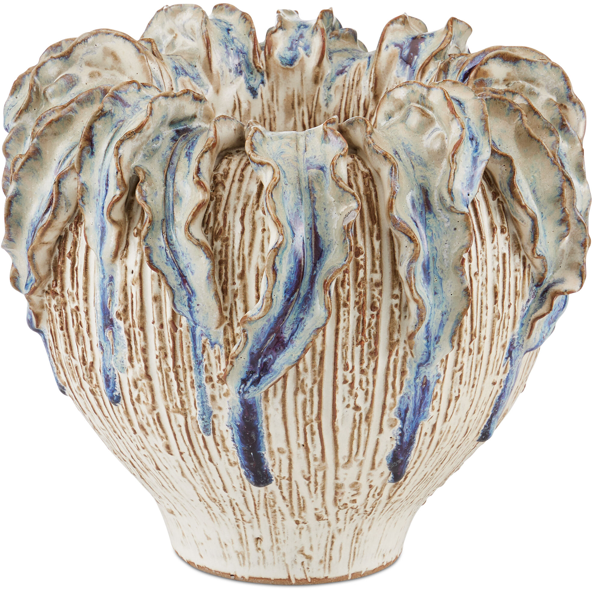 Tropical Crown 8.75 X 8 inch Vase, Medium