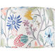 Madeline Ivory/Blue/Green/Yellow/Magenta Drum Lamp Shade
