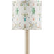 Bug Ivory/Green/Yellow/Blue/Orange Drum Chandelier Shade
