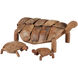 Turtle 20 X 14 inch Sculptures, Set of 3